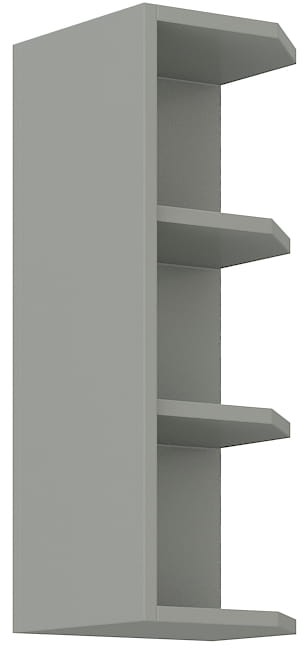 Szafka górna do kuchni otwarta zakończenie 30 G-72 ZAK Szary