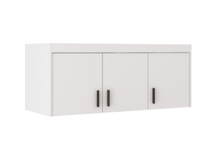 Szafa trzydrzwiowa Elena 3D WH03 z nadstawką NAEL WH03 Biały