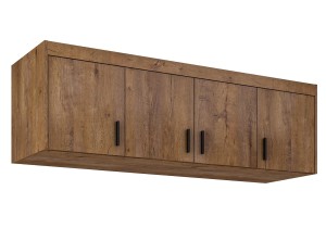 Szafa czterodrzwiowa Elena 4D DL04 z nadstawką NAEL DL04 Dąb Lefkas