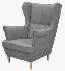 Zestaw mebli skandynawskich kanapa z fotelem Szary