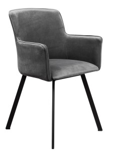 Stół rozkładany z 4 krzesłami Y071 Czarny/Dąb Lefkas