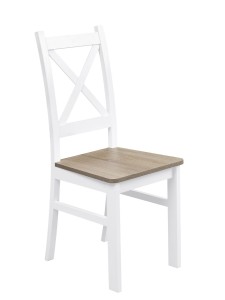 Stół z 4 krzesłami Z054 Biały/San remo