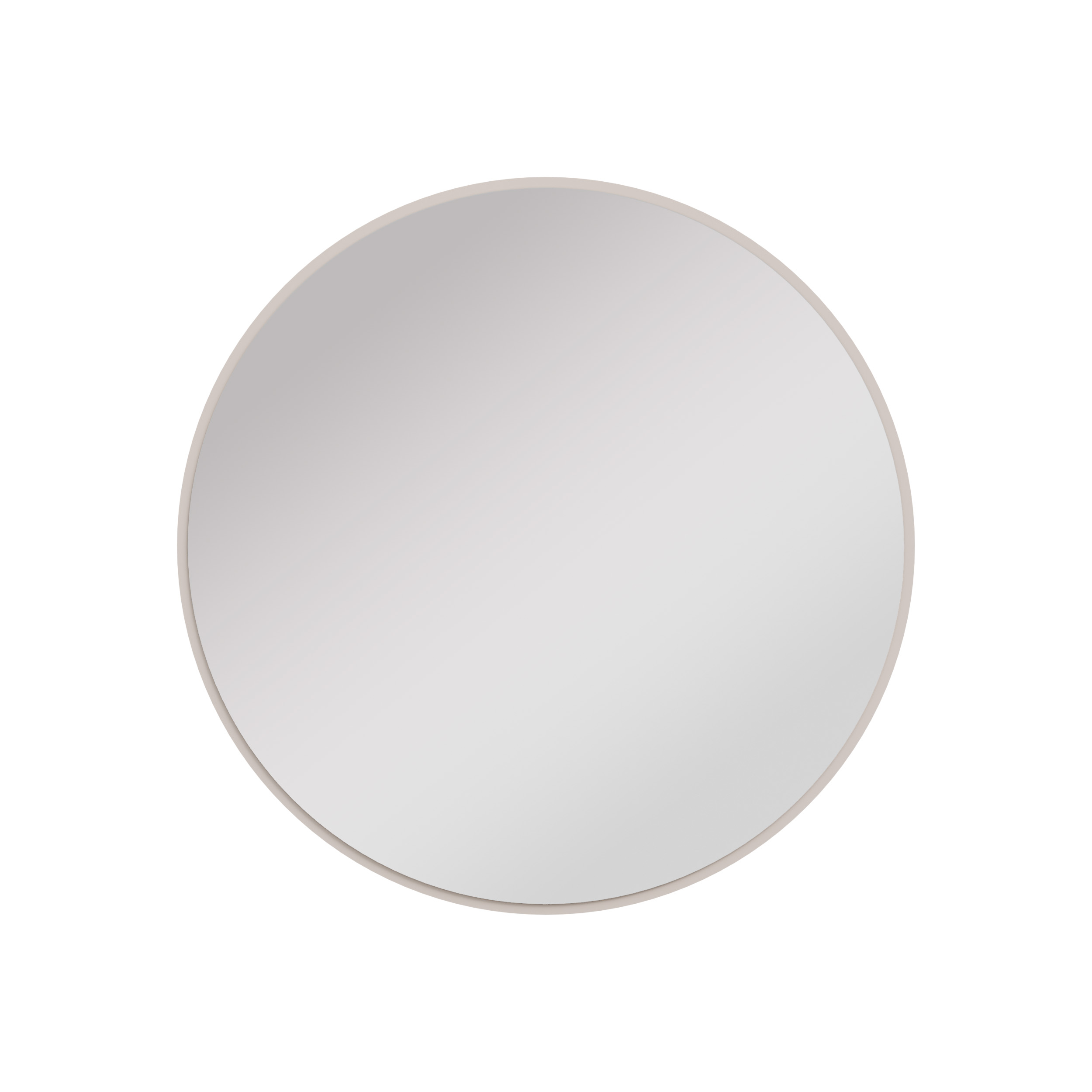 Lustro okragłe wiszące do toaletki 100cm Flana 701 Beżowe