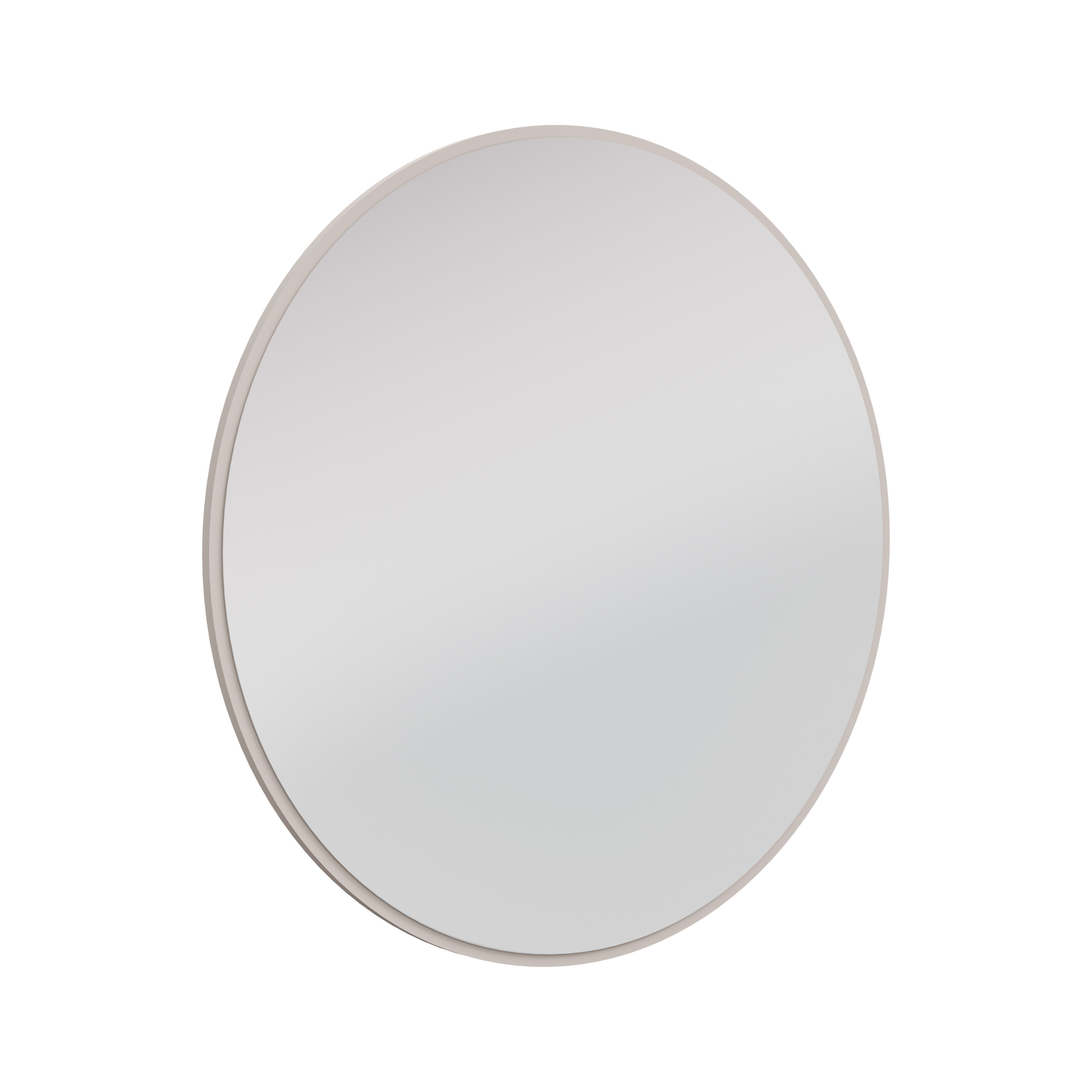 Lustro okragłe wiszące do toaletki 100cm Flana 701 Beżowe