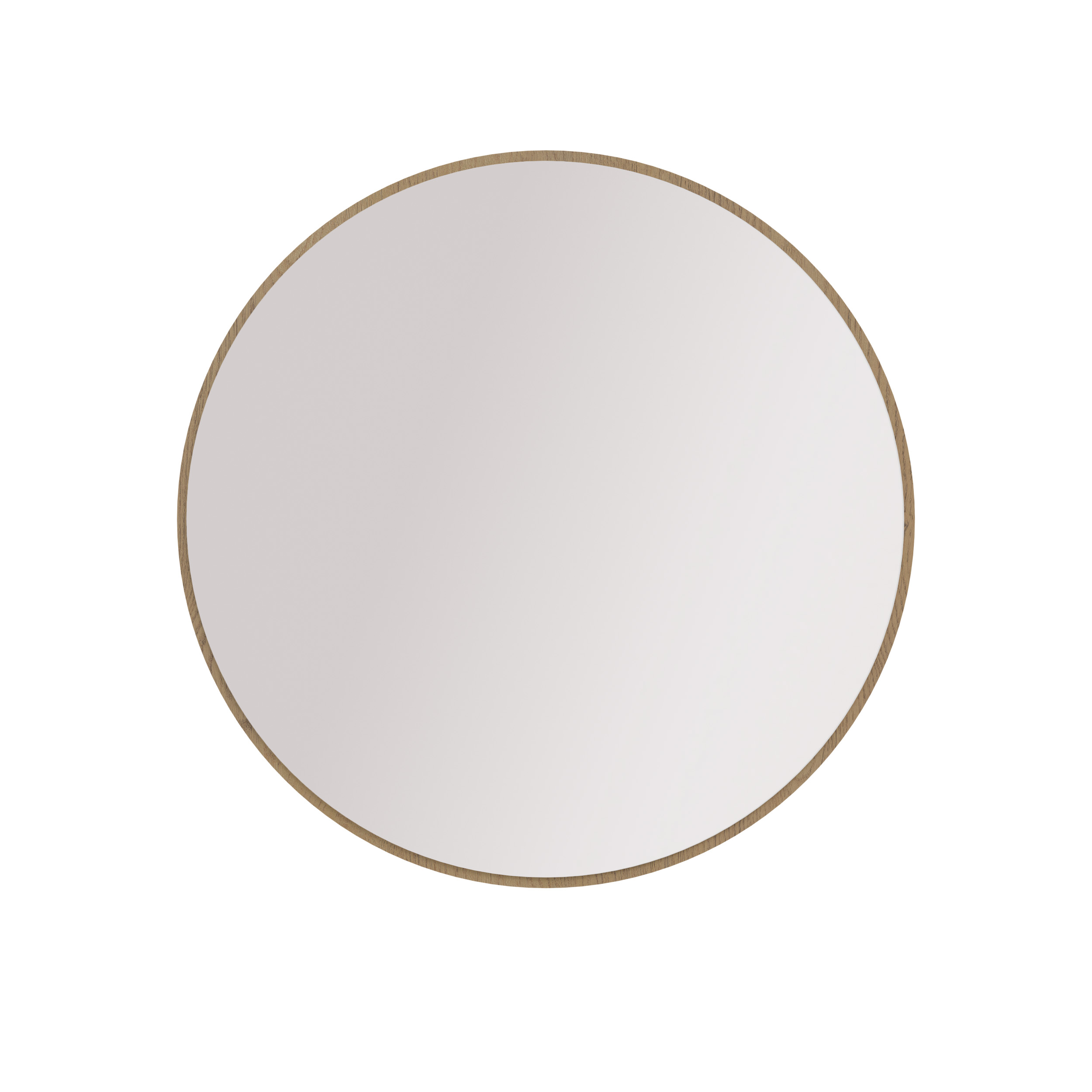 Lustro okragłe wiszące do toaletki 100cm Flana 701 Dąb Cremona