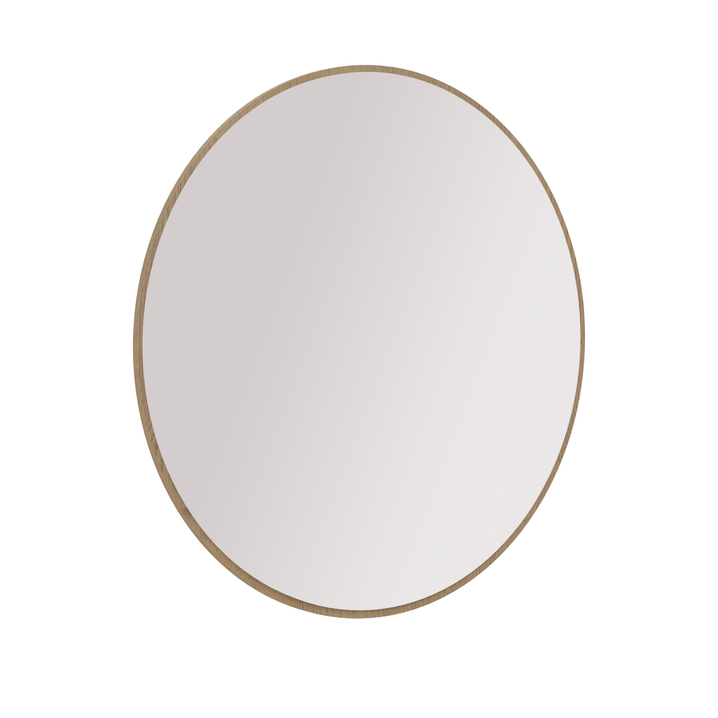 Lustro okragłe wiszące do toaletki 100cm Flana 701 Dąb Cremona