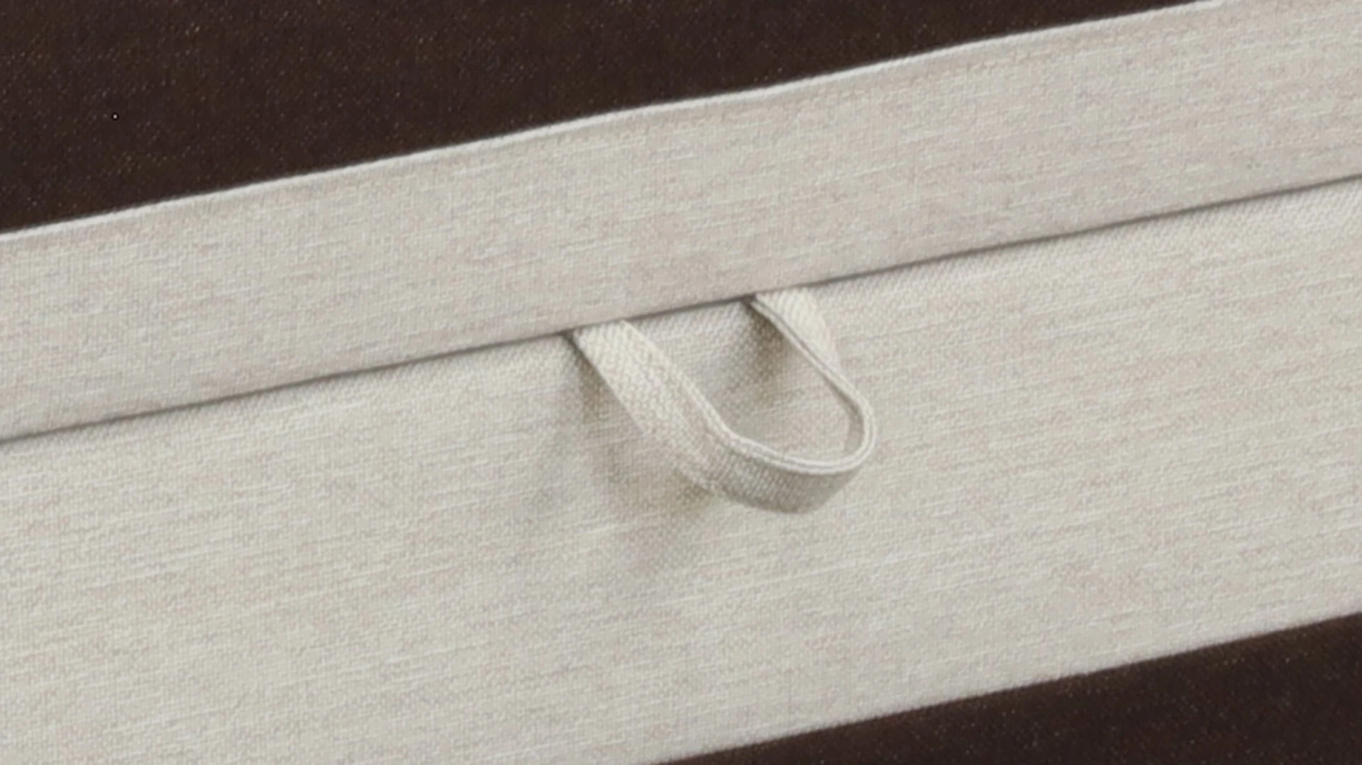 Tapczan łóżko jednoosobowe z pojemnikiem Hirek Eko 80x180 Brązowe/Ecru