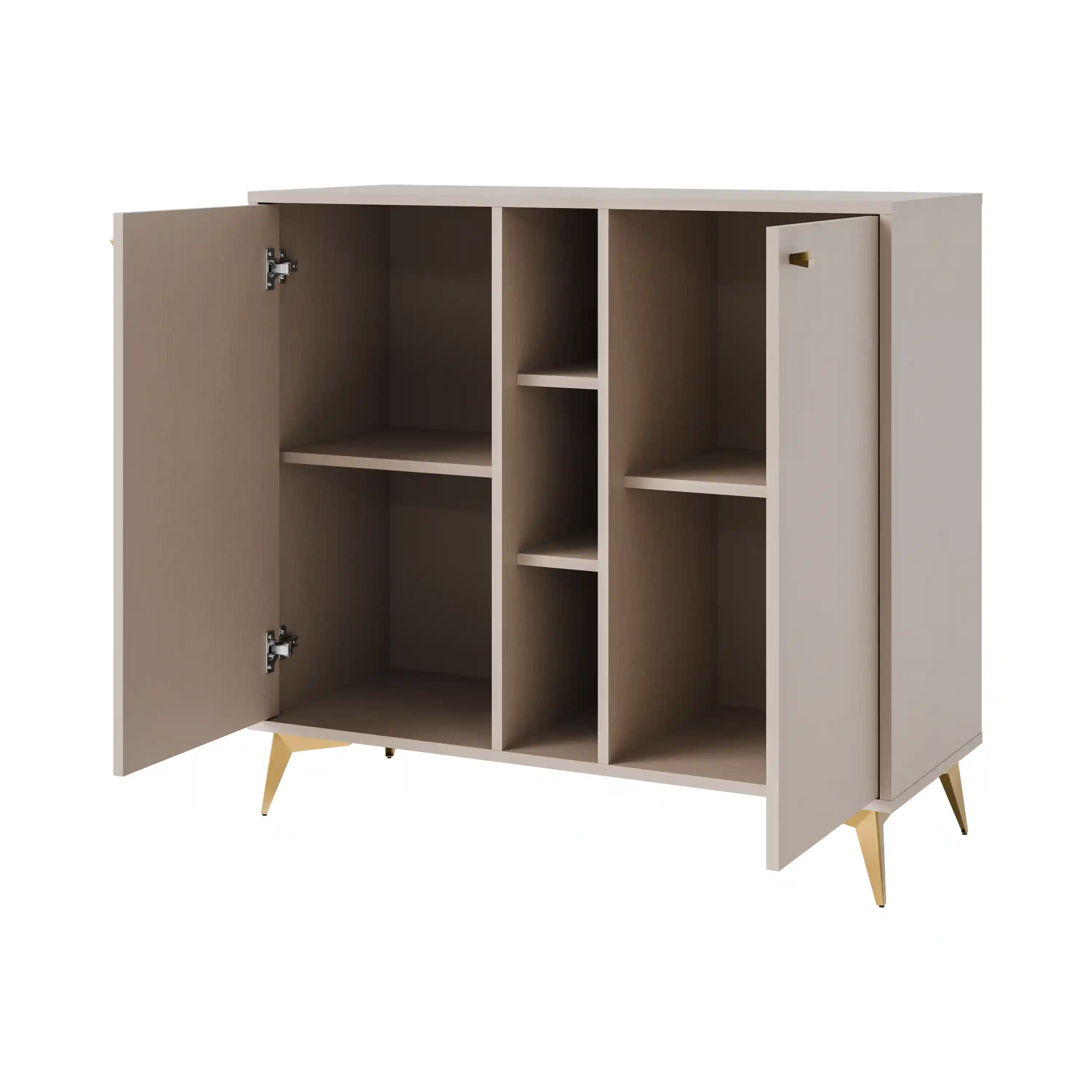 Komoda dwudrzwiowa do salonu Sakai 2F T822 Beżowy