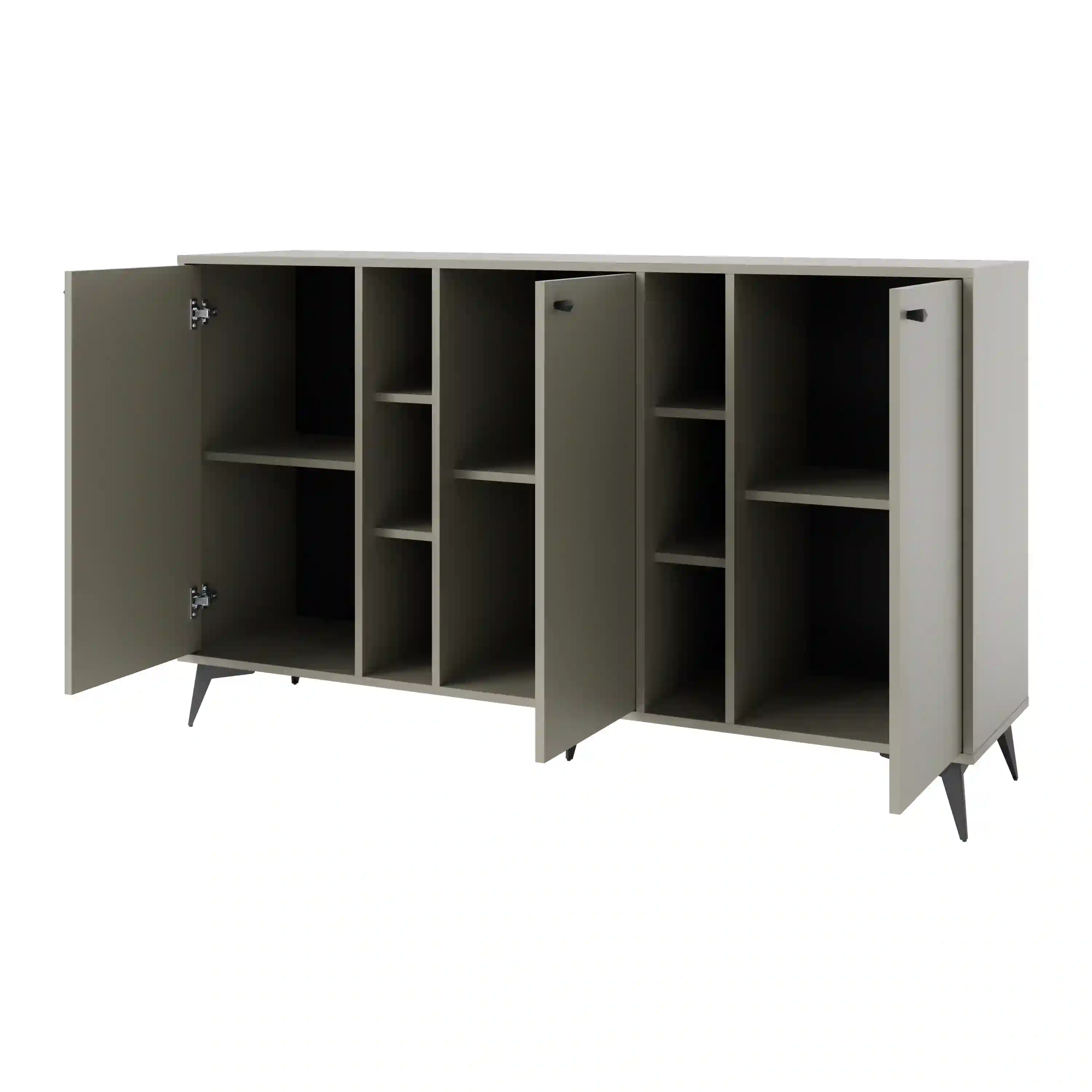 Komoda trzydrzwiowa do salonu Sakai 3F T823 Eukaliptus