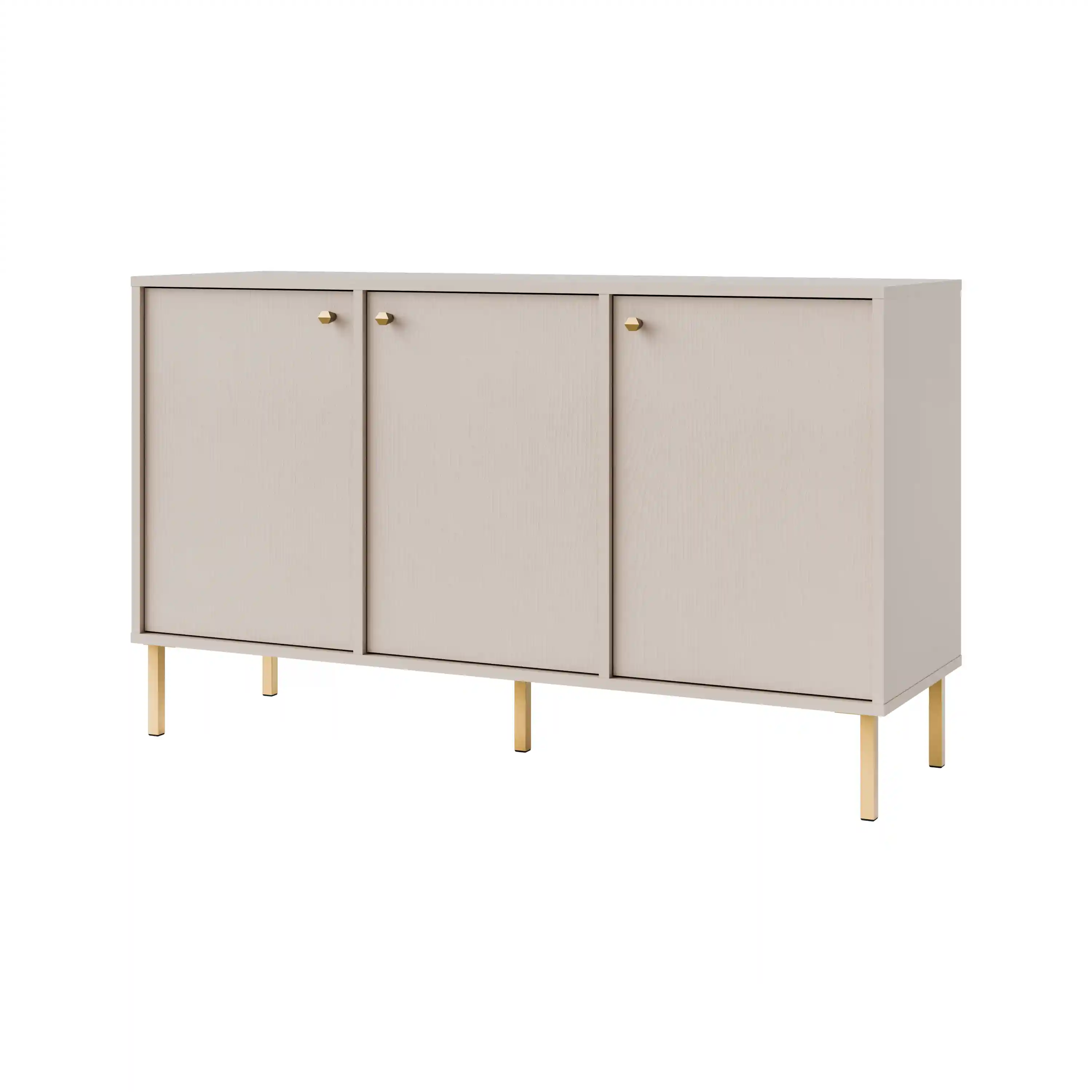 Komoda trzydrzwiowa do salonu Sakai 3F T813 Beżowy