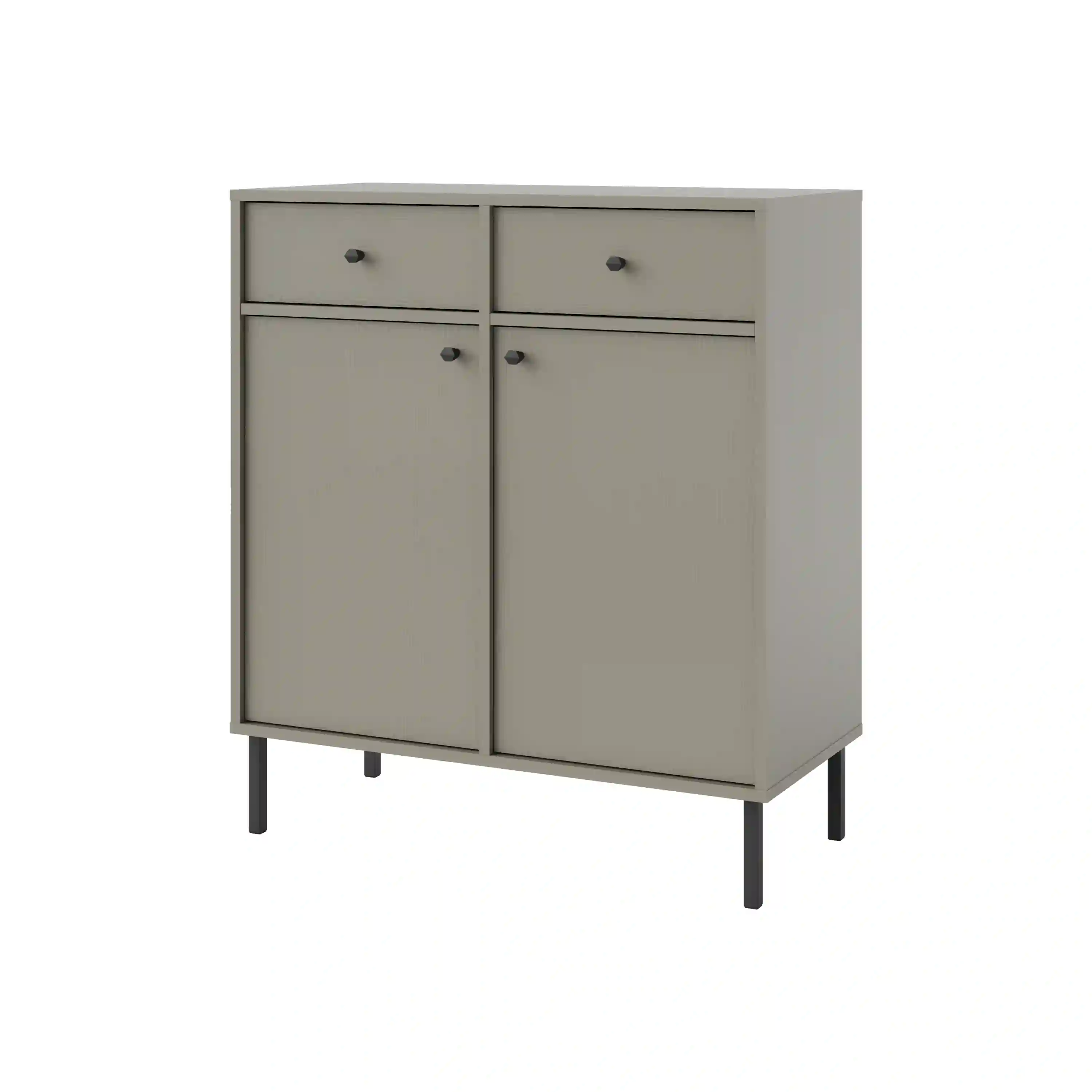Komoda z szufladami do salonu Sakai 2F 2S T826 Eukaliptus