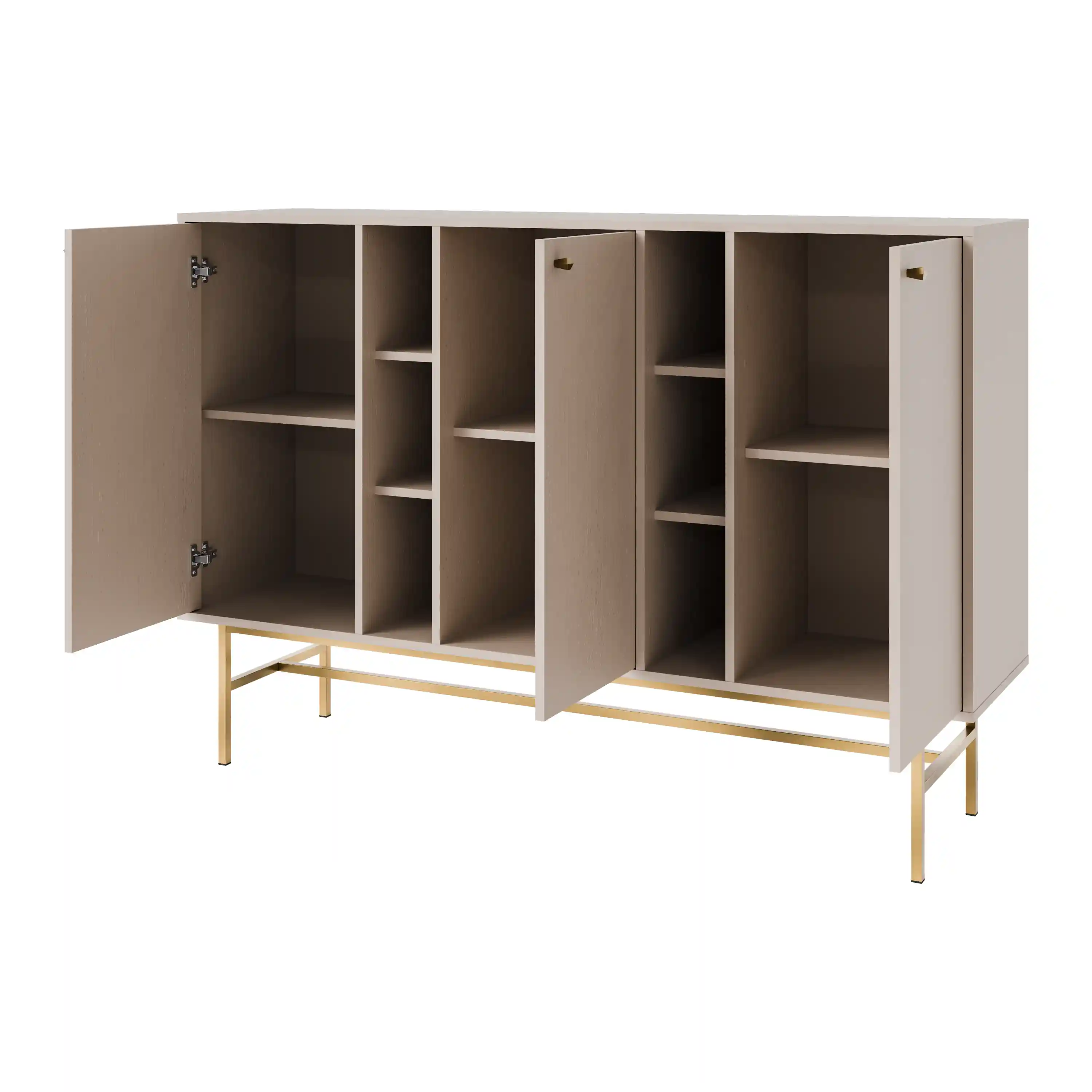Komoda trzydrzwiowa do salonu Sakai 3F T823 Beżowy
