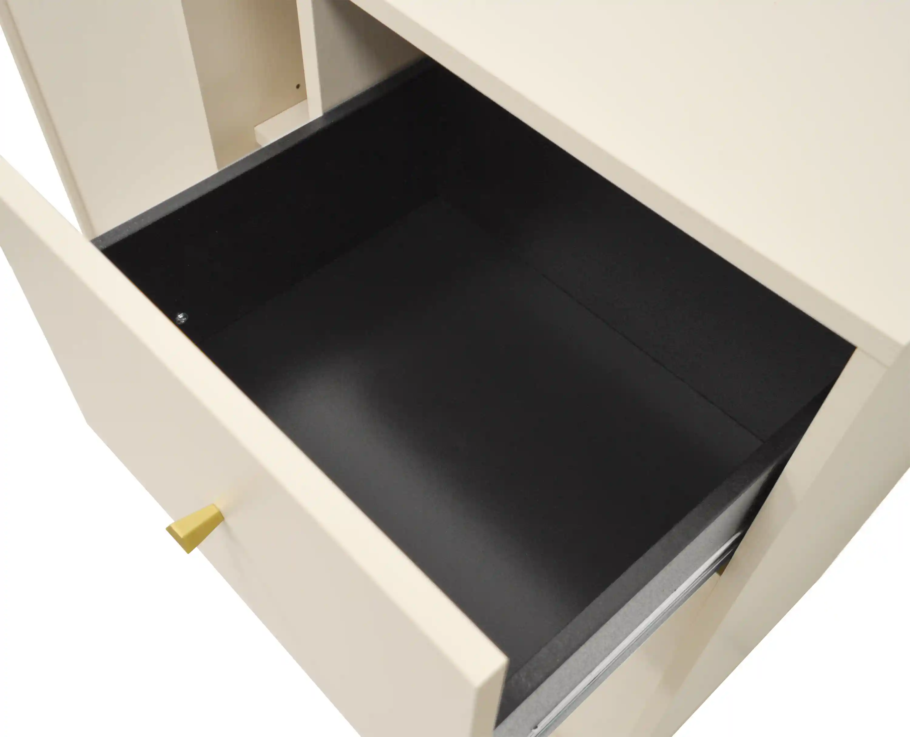 Stolik kawowy z szufladą do salonu Sakai 1S T201 Beżowy