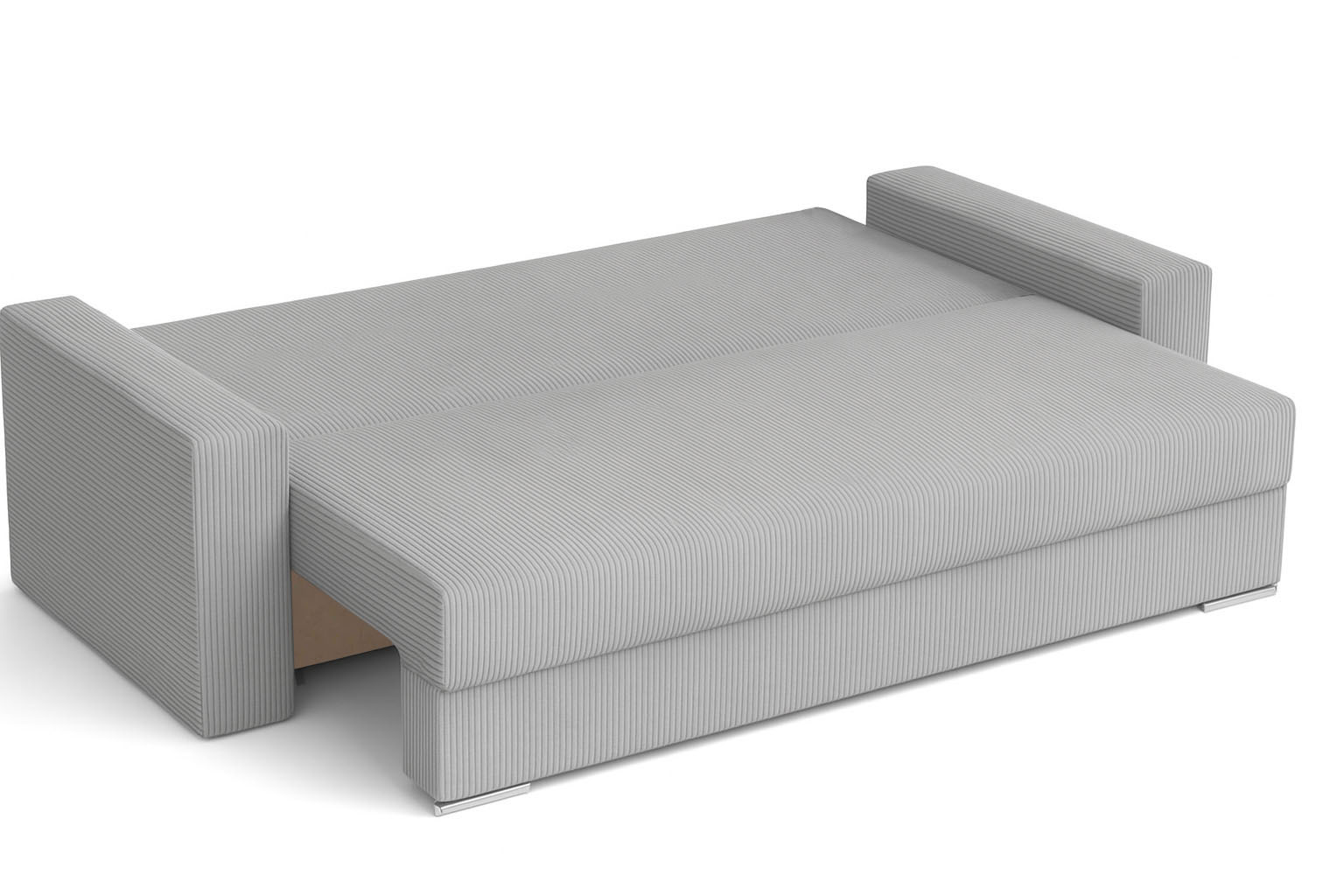 Kanapa rozkładana z funkcją spania SILVER 3 sztruks różowa