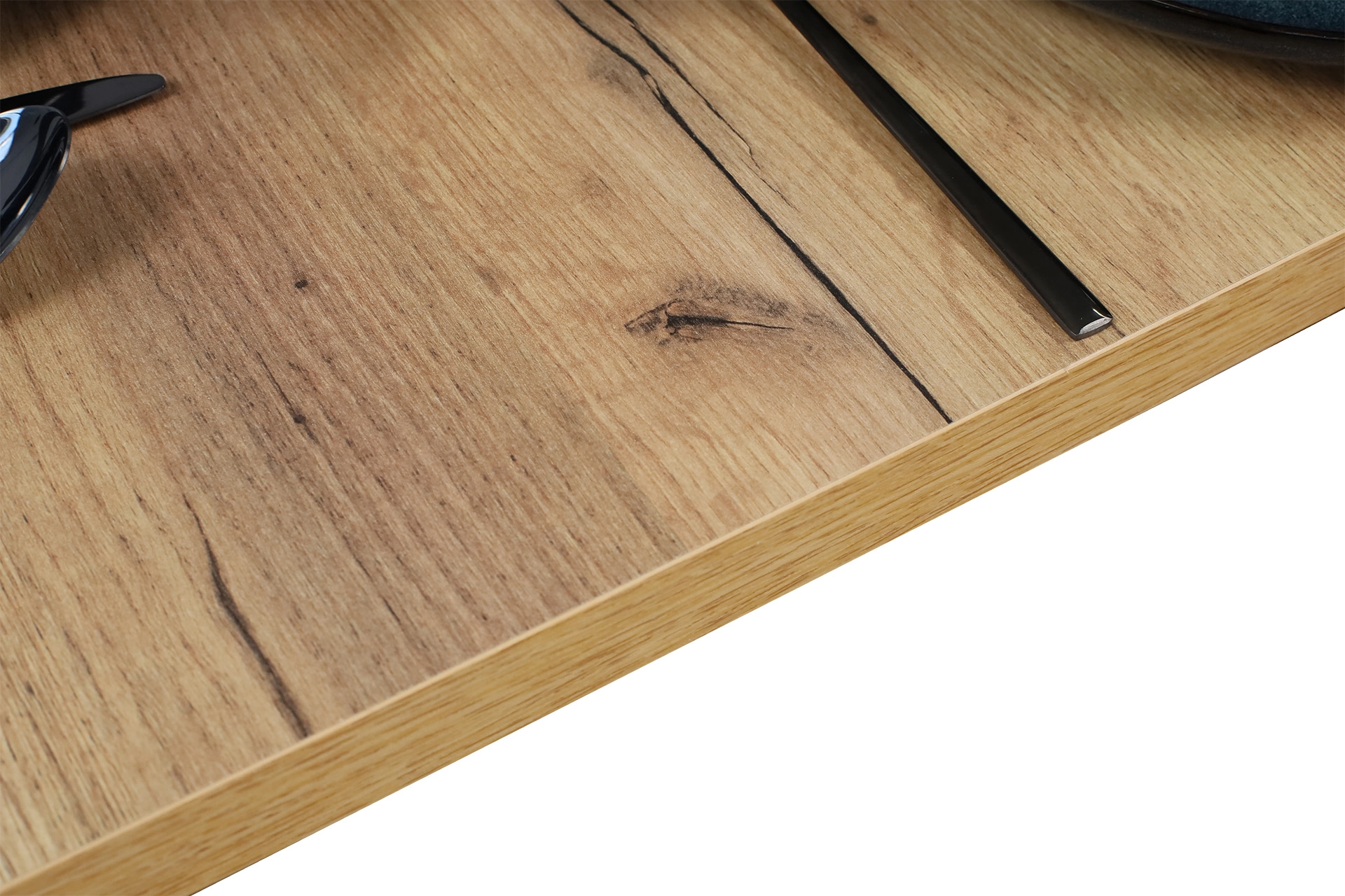 Stół do kuchni jadalni LAP 100x70 Czarny/Dąb Craft