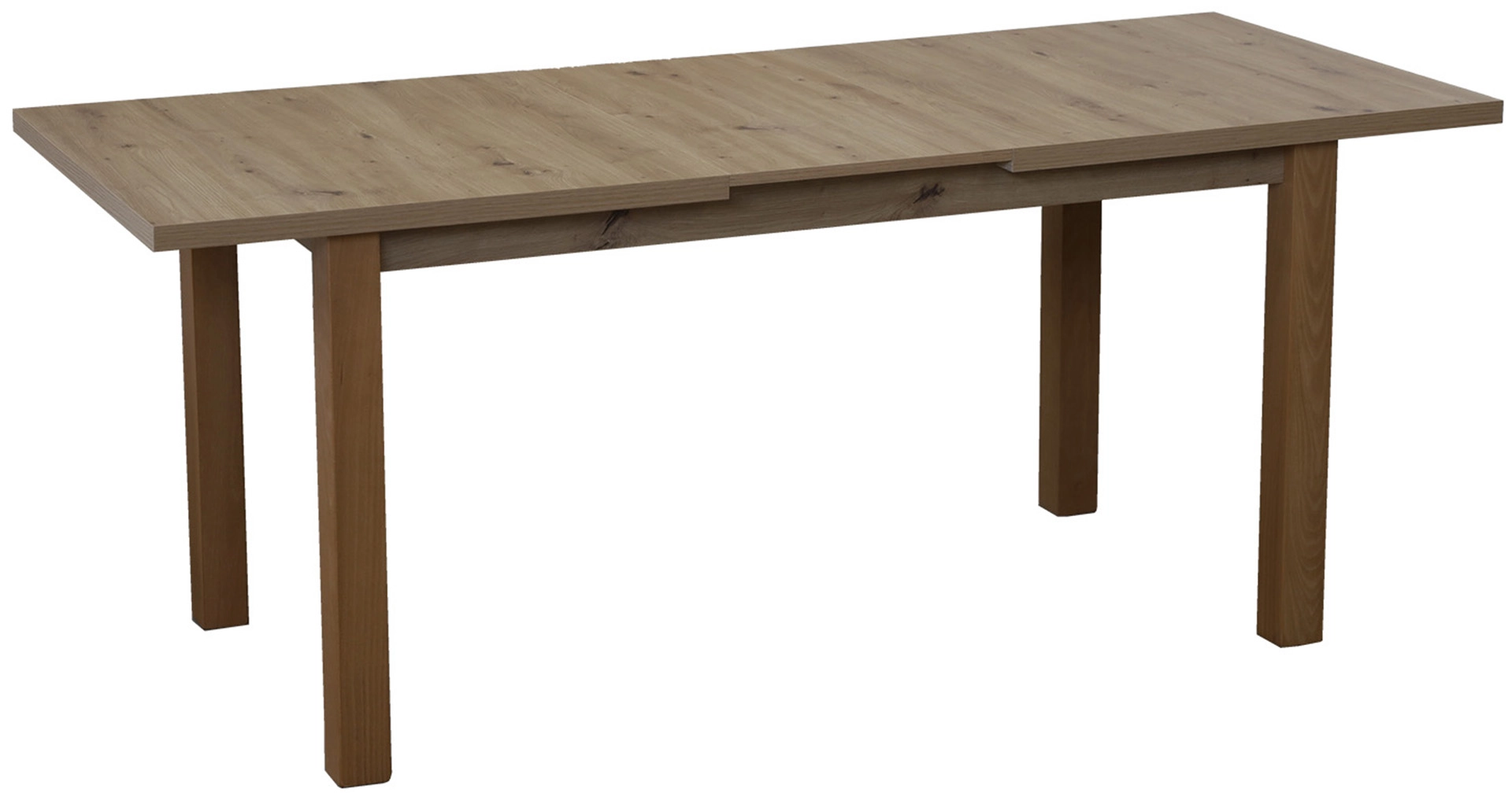 Stół rozkładany 150/190x80 z 6 krzesłami M012-6 Dąb Artisan